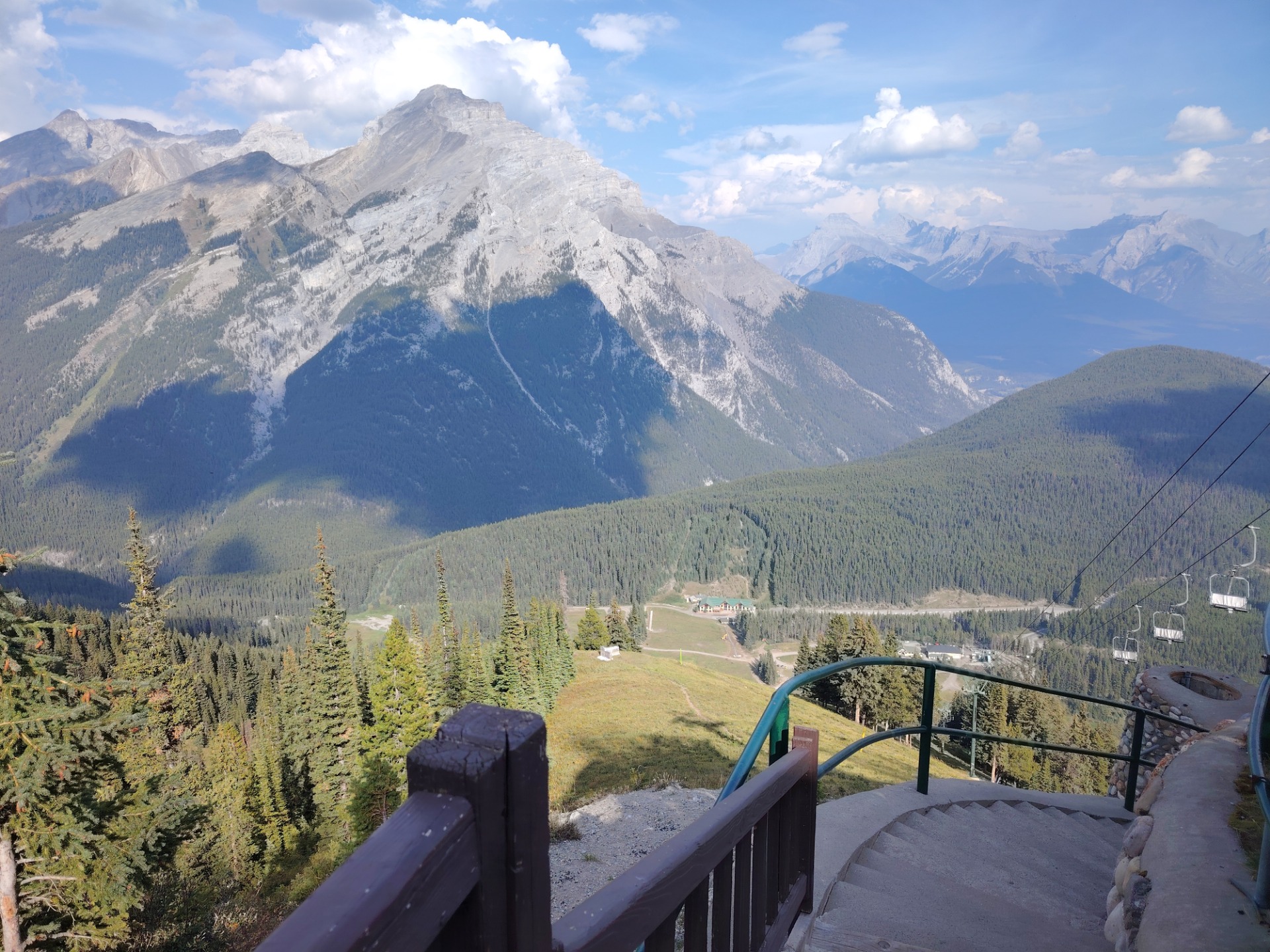 pohled na Cascade mountain